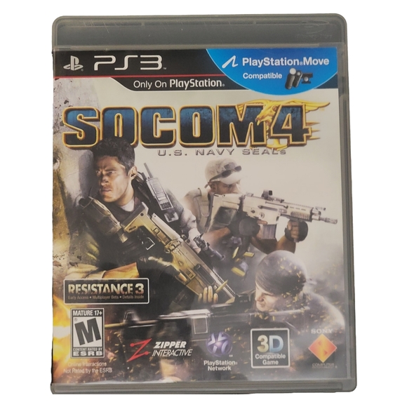 SOCOM 4: U.S. Navy SEALs (Sony PlayStation 3, 2011) - Picture 1 of 4